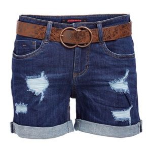 NWT dollhouse dark denim distressed jean s…